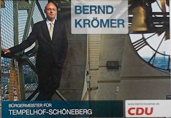 Wahlplakat Krömer